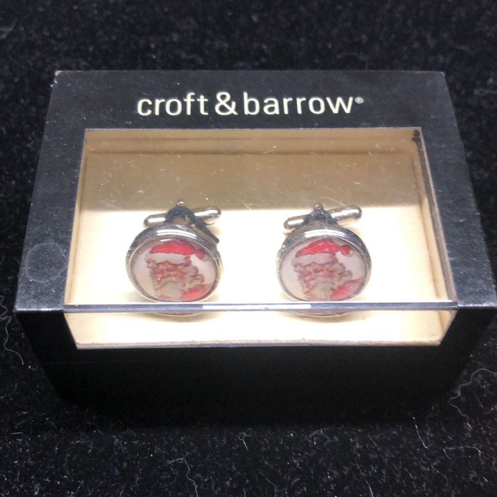 Santa cufflinks! - Picture 2 of 3